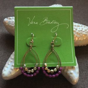 🆕 VERA BRADLEY BEADED TEARDROP EARRINGS 🆕
